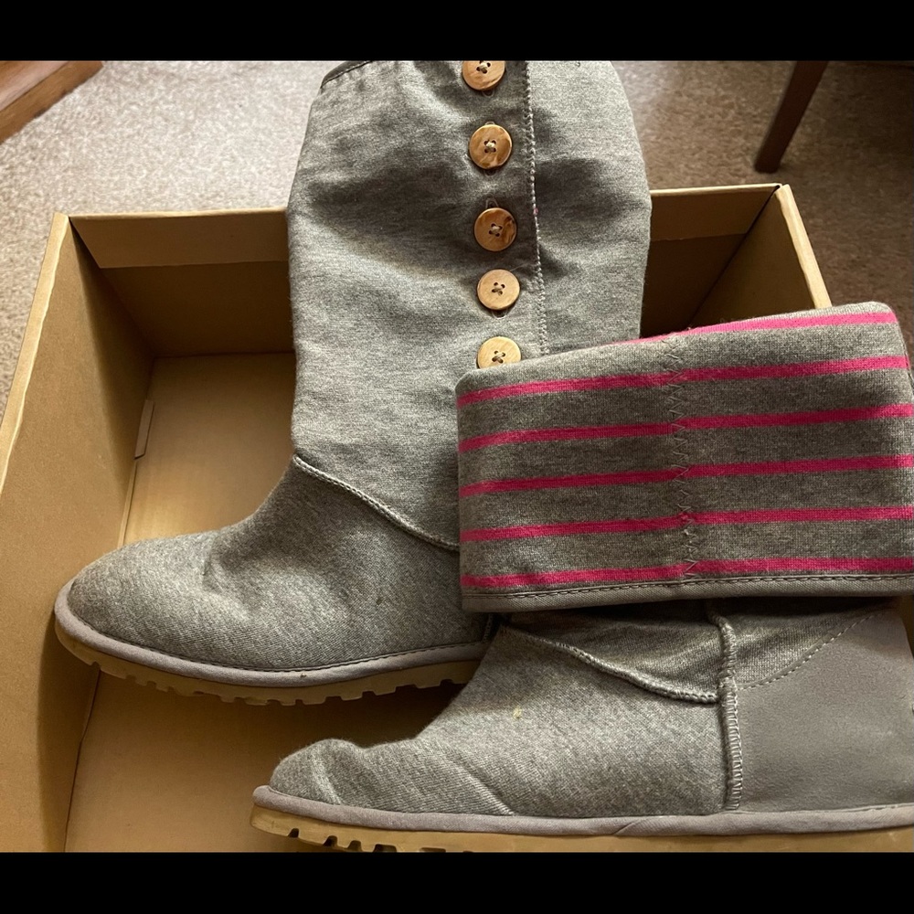 Grey UGG boots